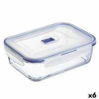   Hermetikus ebéddoboz Luminarc Pure Box Active 22 x 16 cm 1,97 l Kétszínű Üveg (6 egység) MOST 46893 HELYETT 35287 Ft-ért!