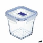   Hermetikus ebéddoboz Luminarc Pure Box Active 11,4 x 11,4 x 11 cm 750 ml Kétszínű Üveg (6 egység) MOST 29847 HELYETT 21058 Ft-ért!