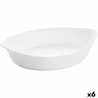   Szervírozótányér Luminarc Smart Cuisine Ovális Fehér Üveg 28 x 17 cm (6 egység) MOST 44573 HELYETT 33542 Ft-ért!