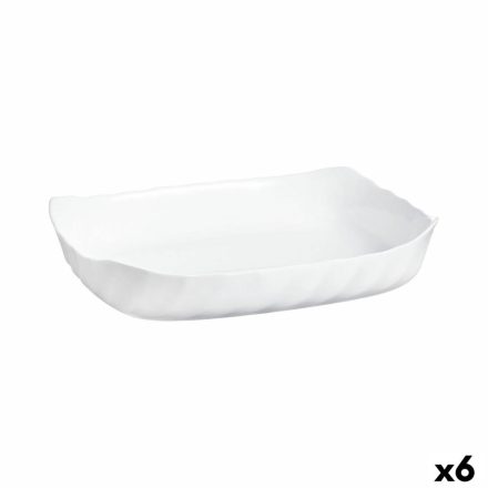 Szervírozótányér Luminarc Smart Cuisine Négyszögletes Fehér Üveg 33 x 27 cm (6 egység) MOST 31432 HELYETT 22174 Ft-ért!