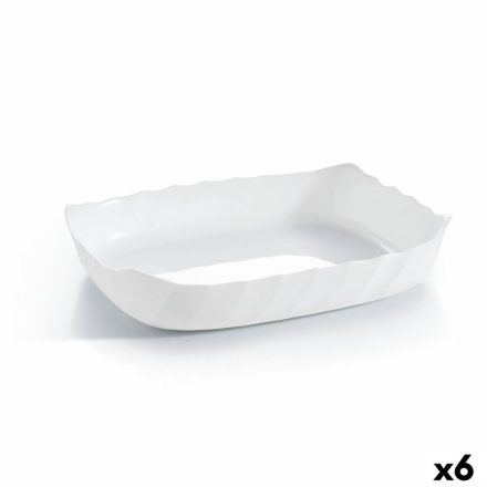 Szervírozótányér Luminarc Smart Cuisine Négyszögletes Fehér Üveg 29 x 30 cm (6 egység) MOST 28702 HELYETT 20248 Ft-ért!