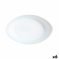   Szervírozótányér Luminarc Smart Cuisine Ovális Fehér Üveg 21 x 13 cm (6 egység) MOST 36483 HELYETT 25737 Ft-ért!