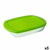   Négyszögletes uzsonnás doboz fedéllel Pyrex Prep&store Px Zöld 1,6 L 28 x 20 cm Üveg (5 egység) MOST 54558 HELYETT 41057 Ft-ért!