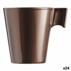   Taza Bögre Luminarc Flashy Barna 80 ml Üveg (24 egység) MOST 63274 HELYETT 47622 Ft-ért!