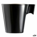   Taza Bögre Luminarc Flashy Fekete 80 ml Kétszínű Üveg (24 egység) MOST 63274 HELYETT 47622 Ft-ért!