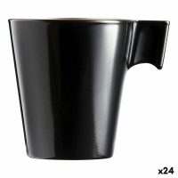   Taza Bögre Luminarc Flashy Fekete 80 ml Kétszínű Üveg (24 egység) MOST 61905 HELYETT 46588 Ft-ért!