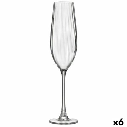 Pezsgőspohár Bohemia Crystal Optic Átlátszó Üveg 260 ml (6 egység) MOST 16667 HELYETT 11492 Ft-ért!