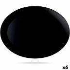   Szervírozótányér Luminarc Diwali Negro Fekete Üveg 35 x 24 cm (6 egység) MOST 39654 HELYETT 27978 Ft-ért!