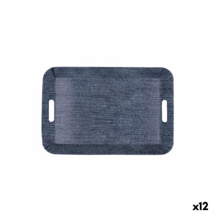 reggeliző tálca Quid Habitat Kék Műanyag 33 x 23 x 4 cm Szárnyas Denim (12 egység) MOST 16141 HELYETT 11128 Ft-ért!