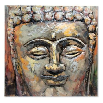 Kép DKD Home Decor Buda Fa Fém Keleti Buddha (80 x 80 x 7 cm) MOST 89919 HELYETT 56907 Ft-ért!