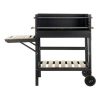 Szén barbecue kerekekkel DKD Home Decor Fekete Természetes Fém Acél 113 x 51 x 97 cm (113 x 51 x 97 cm) MOST 87405 HELYETT 55311 Ft-ért!