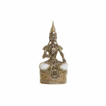 Dekoratív Figura DKD Home Decor Aranysàrga Barna Buddha Gyanta (13 x 7 x 27 cm) MOST 8794 HELYETT 5267 Ft-ért!