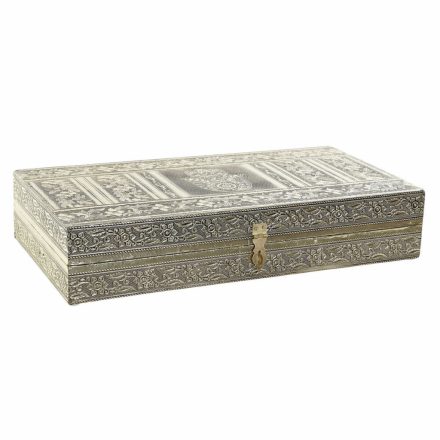 Ékszeres doboz DKD Home Decor Fa Alumínium Arab Virág (1 pcs) (38 x 20 x 7.5 cm) MOST 18709 HELYETT 10946 Ft-ért!