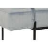 Sarokkanapé DKD Home Decor Fekete Égszínkék Fém 140 x 59 x 42 cm MOST 114800 HELYETT 83446 Ft-ért!