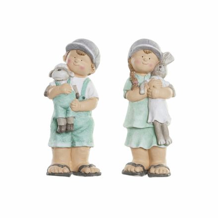 Dekoratív Figura DKD Home Decor Üveggyapot gyerekek (2 pcs) (20 x 18 x 48 cm) MOST 44758 HELYETT 26192 Ft-ért!