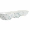 Röviditalos Szett DKD Home Decor Fehér Tengerészkék Porcelán Akácfa Műanyag Keleti 4 Darabok 30 x 9,5 x 1,3 cm MOST 15546 HELYETT 5341 Ft-ért!