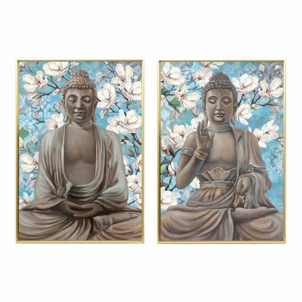 Kép DKD Home Decor 51,5 x 3,5 x 71,5 cm Buddha Keleti (2 egység) MOST 54550 HELYETT 31930 Ft-ért!