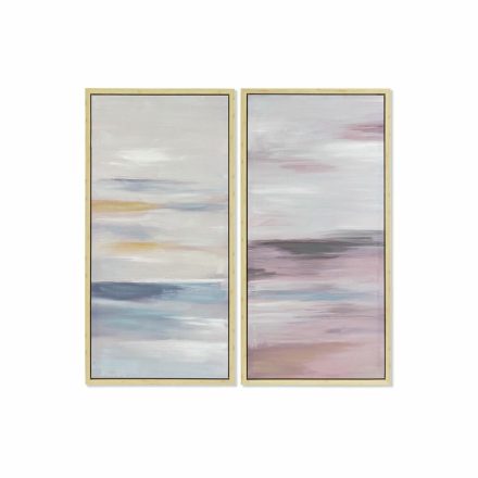 Kép DKD Home Decor 50 x 4 x 100 cm Absztrakt modern (2 egység) MOST 76152 HELYETT 48192 Ft-ért!