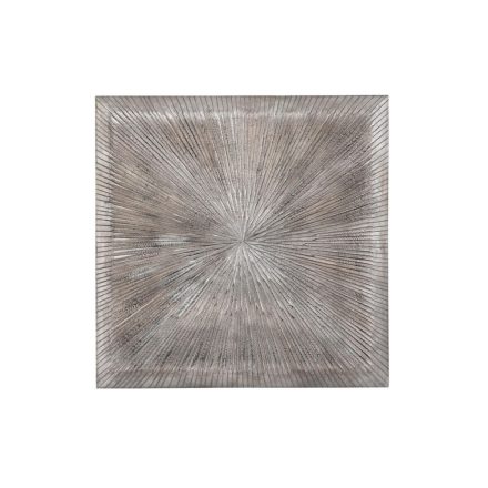 Fali Dekoráció DKD Home Decor 3D 121,5 x 2,5 x 122 cm Ezüst színű modern MOST 130640 HELYETT 83793 Ft-ért!