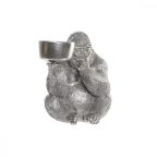   Dekoratív Figura DKD Home Decor Ezüst színű Gyanta Gorilla (32 x 26,5 x 36 cm) MOST 48479 HELYETT 28375 Ft-ért!