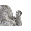 Dekoratív Figura DKD Home Decor Ezüst színű Gyanta Gorilla (38,5 x 33 x 43,5 cm) MOST 66005 HELYETT 41768 Ft-ért!