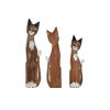 Dekoratív Figura DKD Home Decor Fehér Barna Macska 21 x 7 x 80 cm 17 x 6 x 80 cm MOST 58835 HELYETT 34435 Ft-ért!