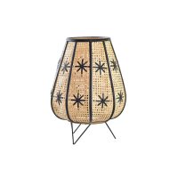   Asztali lámpa DKD Home Decor Fekete Fém Barna 220 V 50 W 37 x 37 x 47 cm MOST 48579 HELYETT 28433 Ft-ért!