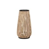   Váza DKD Home Decor Természetes Fekete Fém Rattan 38 x 38 x 73 cm MOST 85665 HELYETT 54211 Ft-ért!