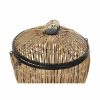 Kosár Szett DKD Home Decor Fekete Természetes Fém Rattan 48 x 48 x 55 cm (2 egység) MOST 138367 HELYETT 88745 Ft-ért!