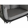 Kerti fotel DKD Home Decor Fekete Bézs szín szintetikus rattan Acél (130 x 68 x 146 cm) (130 x 68 x 146 cm) MOST 426508 HELYETT 229784 Ft-ért!