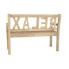 Pad DKD Home Decor Relax 120 x 44 x 87 cm Természetes imafüzérfa Alumínium MOST 164965 HELYETT 94516 Ft-ért!