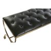 Foot-of-bed Bench DKD Home Decor 90 x 38 x 52 cm Aranysàrga Fém Zöld Fémes MOST 193009 HELYETT 108935 Ft-ért!