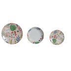   Edénykészlet DKD Home Decor Többszínű Porcelán цветя Városi / szabadidő 27 x 27 x 3 cm 18 Darabok (18 pcs) MOST 59577 HELYETT 37701 Ft-ért!