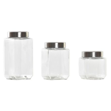 3 Gyurma szett DKD Home Decor 750 ml 8,5 x 8,5 x 18 cm MOST 9181 HELYETT 5151 Ft-ért!