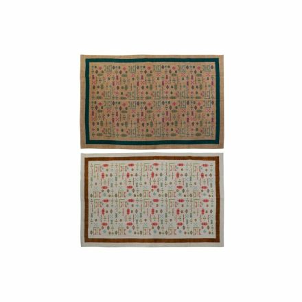 Szőnyeg DKD Home Decor 160 x 230 x 0,4 cm Poliészter Fehér Ikat Boho (2 egység) MOST 125845 HELYETT 80718 Ft-ért!