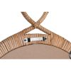 Falitükör DKD Home Decor Kristály Barna Rattan (68 x 2 x 68 cm) MOST 47055 HELYETT 27540 Ft-ért!