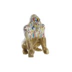   Dekoratív Figura DKD Home Decor 28,5 x 26,5 x 41 cm Aranysàrga Többszínű Gorilla MOST 60134 HELYETT 38056 Ft-ért!