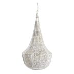   Mennyezeti Lámpa DKD Home Decor 31 x 31 x 56 cm Természetes Fehér Vas 50 W MOST 60792 HELYETT 38470 Ft-ért!