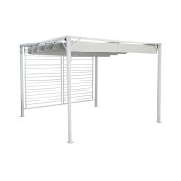   Pergola DKD Home Decor Fehér 296 x 296 x 225 cm Acél MOST 486263 HELYETT 261979 Ft-ért!