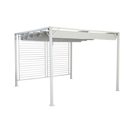 Pergola DKD Home Decor Fehér 296 x 296 x 225 cm Acél MOST 486263 HELYETT 261979 Ft-ért!