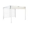 Pergola DKD Home Decor Fehér 296 x 296 x 225 cm Acél MOST 486263 HELYETT 261979 Ft-ért!