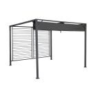   Pergola DKD Home Decor Szürke 300 x 300 x 230 cm Acél MOST 430994 HELYETT 276431 Ft-ért!