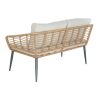 Kerti kanapé DKD Home Decor 128 x 75 x 72 cm Fém szintetikus rattan MOST 424714 HELYETT 323251 Ft-ért!