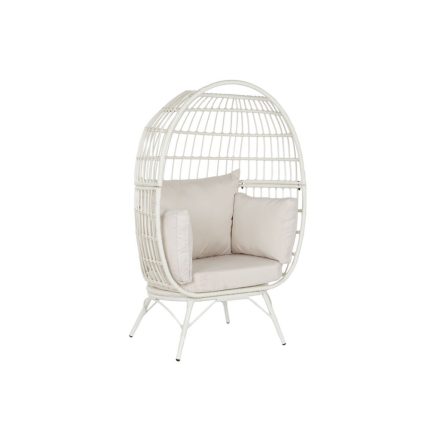 Kerti fotel DKD Home Decor Fehér Fém szintetikus rattan 99 x 71 x 147 cm MOST 221673 HELYETT 142180 Ft-ért!