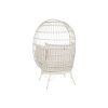 Kerti fotel DKD Home Decor Fehér Fém szintetikus rattan 99 x 71 x 147 cm MOST 221673 HELYETT 142180 Ft-ért!