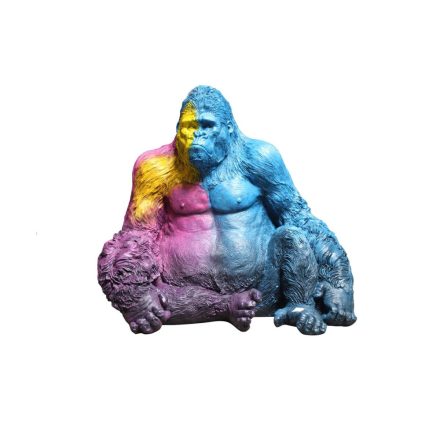 Dekoratív Figura DKD Home Decor Többszínű modern Gorilla 92 x 64 x 85 cm MOST 335251 HELYETT 215026 Ft-ért!