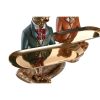 Dekoratív Figura DKD Home Decor 17,5 x 13,5 x 26 cm Kék Aranysàrga Barna Leopárd Gyarmati (2 egység) MOST 38432 HELYETT 22496 Ft-ért!