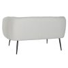 Kanapé DKD Home Decor Fekete Greige Hab Fa Fém Bársony Scandi 129 x 75 x 73 cm MOST 258364 HELYETT 165710 Ft-ért!