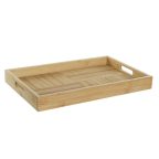   Tálca DKD Home Decor Természetes Bambusz 43 x 27 x 4,5 cm MOST 12197 HELYETT 7300 Ft-ért!