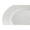 Lapos Tányér DKD Home Decor Fehér Porcelán 19 x 19 x 2 cm MOST 10782 HELYETT 6457 Ft-ért!